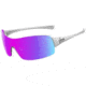 Oakley Conduct Squared Polished WhiteFrame w/ Violet Iridium Lenses Sunglasses OO9121-02