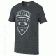 Oakley Crest Tee, Jet Black Heather, Medium 452232-01S-MD