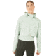 Oakley Crop Fleece Hoodie - Womens, Aqua Foam, Extra Small, 561324-7B4-XS