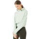 Oakley Crop Fleece Hoodie - Womens, Aqua Foam, Extra Small, 561324-7B4-XS