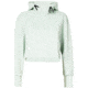 Oakley Crop Fleece Hoodie - Womens, Aqua Foam, Extra Small, 561324-7B4-XS