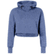 Oakley Crop Fleece Hoodie - Womens, Blue Indigo, Small, 561324-68D-S