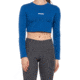 Oakley Cropped Long Sleeve Tee - Womens, Blue Power, Large, 552436-6PB-L