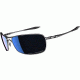 Oakley Crosshair 2.0 Sunglasses, Ice Iridium Polarized Lens, Polished Black Frame OO4044-08