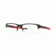 Oakley CROSSLINK 0.5 OX3226 Single Vision Prescription Eyeglasses 322601-53 - Satin Black Frame, Clear Lenses
