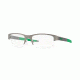 Oakley CROSSLINK 0.5 OX3226 Single Vision Prescription Eyeglasses 322603-53 - Powder Steel Frame, Clear Lenses