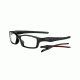 Oakley Crosslink 53mm Satin Black /Black Men's Eyeglass Frames w/ Blank Lenses OX8027-0553