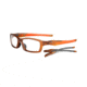 Oakley Crosslink 53mm Satin Rootbeer/Team Orange Men's Eyeglass Frames w/ Blank Lenses OX8027-0353