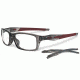 Oakley Crosslink 55mm Mens Eyeglasses, Grey Smoke/Cardinal Frame OX8030-0655