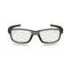 Oakley Crosslink 55mm Mens Eyeglasses, Grey Smoke/Cardinal Frame OX8030-0655