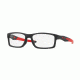 Oakley CROSSLINK A MNP OX8141 Eyeglass Frames 814101-56 - Satin Black Frame, Clear Lenses