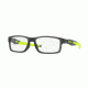 Oakley CROSSLINK A MNP OX8141 Eyeglass Frames 814102-56 - Satin Grey Smoke Frame, Clear Lenses