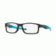 Oakley CROSSLINK A MNP OX8141 Eyeglass Frames 814104-56 - Satin Black Frame, Clear Lenses