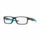 Oakley CROSSLINK A MNP OX8141 Eyeglass Frames 814106-56 - Satin Grey Smoke Frame, Clear Lenses