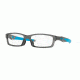 Oakley CROSSLINK A OX8118 Bifocal Prescription Eyeglasses 811806-56 - Polished Grey Smoke Frame