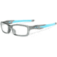Oakley Crosslink Eyeglass Frames with Non-Rx Lenses, Grey Smoke/Sky Blue Frame, 53mm OX8027-1253