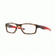 Oakley CROSSLINK MNP OX8090 Bifocal Prescription Eyeglasses 809008-53 - Matte Brown Tortoise Frame