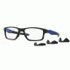 Oakley Crosslink MNP OX8090 Bifocal Prescription Eyeglasses 809009-53 - Satin Black Frame