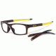 Oakley Crosslink Pitch Bifocal Prescription Eyeglasses, Bark/Yellow Frame, OX8037-0352BI
