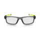 Oakley Crosslink Pitch Bifocal Prescription Eyeglasses, Grey Smoke/Retina Green Frame, OX8037-0254BI