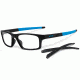 Oakley Crosslink Pitch Bifocal Prescription Eyeglasses, Satin Black/Blue Frame, OX8037-0154BI