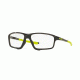 Oakley CROSSLINK ZERO OX8076 Single Vision Prescription Eyeglasses 807602-56 - Polished Black Ink Frame