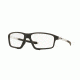 Oakley CROSSLINK ZERO OX8076 Single Vision Prescription Eyeglasses 807603-56 - Matte Black Frame