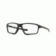 Oakley CROSSLINK ZERO OX8076 Single Vision Prescription Eyeglasses 807607-58 - Satin Black Frame