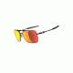 Oakley Deviation Polished Black Frame w/ Ruby Iridium Lenses Men's Sunglasses OO4061-04