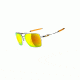 Oakley Deviation Polished Chrome Frame w/ Fire Iridium Lenses Men's Sunglasses OO4061-03
