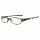 Oakley Dictate 4.0 Frame Olive Chrome Eyeglass Frames w/ Blank Lenses 12-352