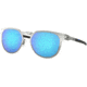 Oakley DIECUTTER OO4137 Sunglasses 413704-55 - Satin Chrome Frame, Prizm Sapphire Lenses
