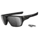 Oakley Dispatch Polished Black /Silver Text Frame w/ Black Iridium Polarized Lenses Sunglasses OO9090-02