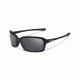 Oakley Dispute Womens Sunglasses, Polished Black Frame, Black Iridium Lens OO9233-02