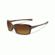 Oakley Dispute Womens Sunglasses, Tortoise Frame, Brown Gradient Polarized Lens OO9233-06