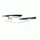 Oakley DOUBLE TAP OX3123 Prescription Eyeglasses 312304-51 - Brushed Chrome Frame, Clear Lenses