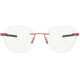Oakley DRILL PRESS OX5143 Bifocal Prescription Eyeglasses, 51mm, Satin Brick Red, OX5143-514304-51-BI