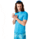 Oakley Ellipse Logo Rashguard - Mens, Hawaiian Blue, Extra Large, 457602-6HB-XL