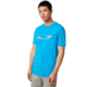 Oakley Ellipse Usa Short Sleeve - Mens, Hawaiian Blue, Extra Small, 457355-6HB-XS