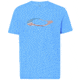 Oakley Ellipse Usa Short Sleeve - Mens, Hawaiian Blue, XL, 457355-6HB-XL