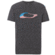 Oakley Ellipse Usa Short Sleeve - Men's, Jet Black Heather, Extra Small, 457355-01S-XS