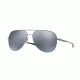 Oakley ELMONT M &amp; L OO4119 Sunglasses 411906-60 - Lead Frame, Black Iridium Polarized Lenses