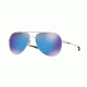 Oakley Elmont M &amp; L OO4119 Sunglasses 411910-60 - Polished Chrome Frame, Prizm Sapphire Lenses