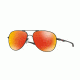 Oakley Elmont M &amp; L OO4119 Sunglasses 411913-60 - Satin Black Frame, Prizm Ruby Lenses