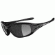 Oakley Encounter Polished Black Frame w/ Black Iridium Lenses Sunglasses OO9091-01