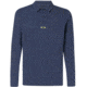 Oakley Engineered Insert Long Sleeve Polo - Mens, Foggy Blue, Large, 434421-6FB-L