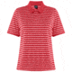 Oakley Enjoy Striped Golf Polo Short Sleeve - Womens, Cherry Red, Extra Large, 532357-483-XL