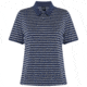 Oakley Enjoy Striped Golf Polo Short Sleeve - Womens, Fathom, Extra Small, 532357-6AC-XS