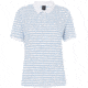 Oakley Enjoy Striped Golf Polo Short Sleeve - Womens, White, Small, 532357-100-S