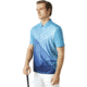 Oakley Exploded Ellipse Short Sleeve Golf Polo - Mens, Stormed Blue, Extra Large, 434310CRS-6SB-XL